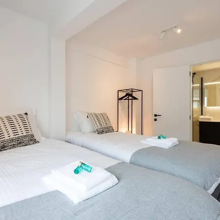 Lägenhet Spacious Penthouse For 8 People In The Centre Oostende